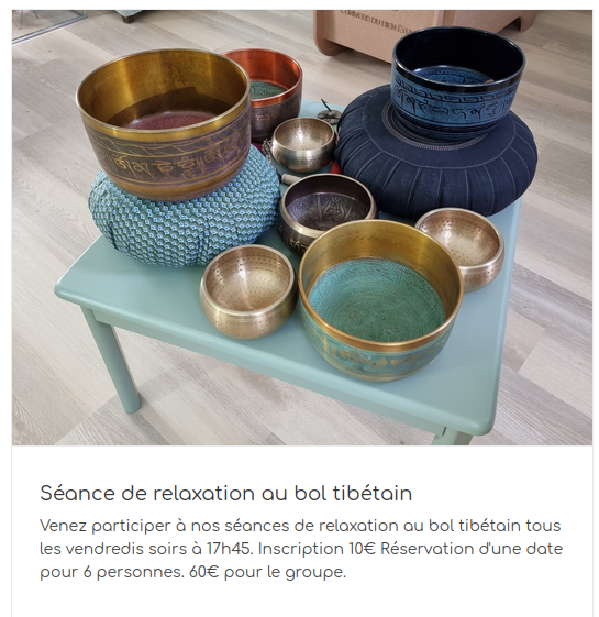 bain sonore aux bols tibétains
